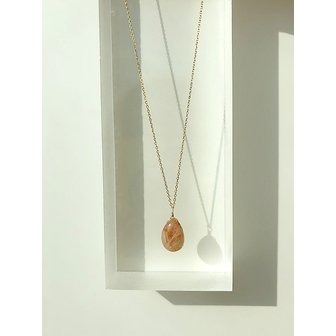 위트홀리데이 Sunstone necklace [silver925]