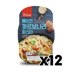 쉐프엠 베이컨 까르보나라파스타 즉석조리 230g x 12개