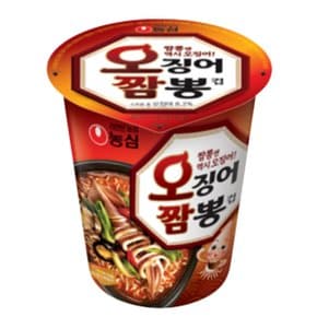 농심 오징어짬뽕 작은컵 컵라면 67g x 24개