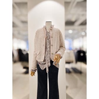 아이잗컬렉션 [파주점] [더아이잗컬렉션]스팽글 메탈 버튼 클래식 가디건 CR3A1CD811