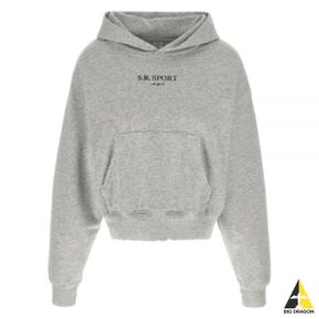 SPORTYRICH Logo Print Hooded T-Shirt (HCAW2326HG 19) (로고 프린트 후드 티셔츠)