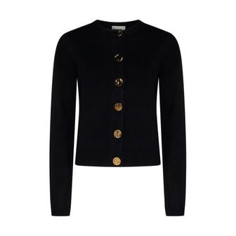 토리버치 토라버치 24 Logo Button Wool Cardigan (145909-001) (로고 버튼 울 가디건)