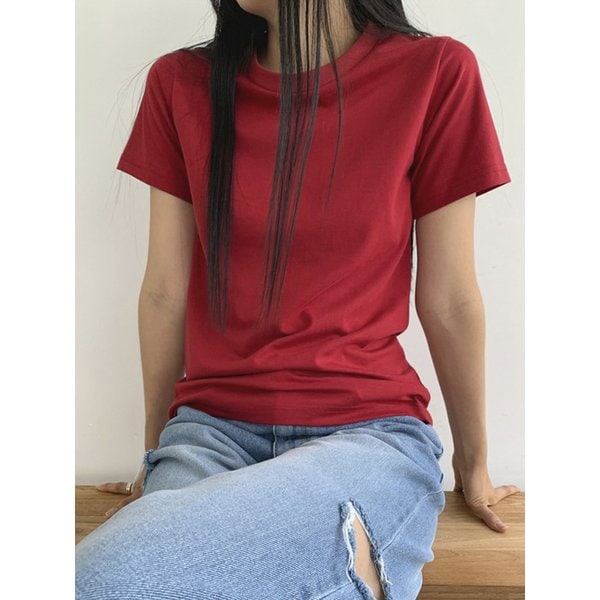 Essential Regular Fit Short-Sleeve T-Shirt - Rose