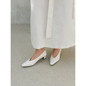 Lea Pumps Leather Ivory