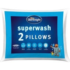 영국 사일런나잇 베개 Silentnight Superwash Pillows 2 Pack of Medium Support Designed to Wi