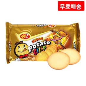 포테이토 크리스프 바베큐맛 75g X 8 미니간식 감자 크래커 스낵 간식 과자