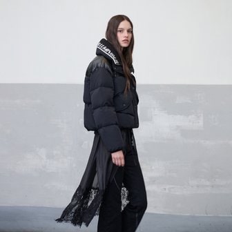 에고이스트 [시흥점] 여성 니트 탈부착 구스 숏 점퍼  (ER4TD404)