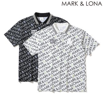 마크앤로나 남성 로고 패턴 폴로 반팔 티셔츠(LQ1IX30M)