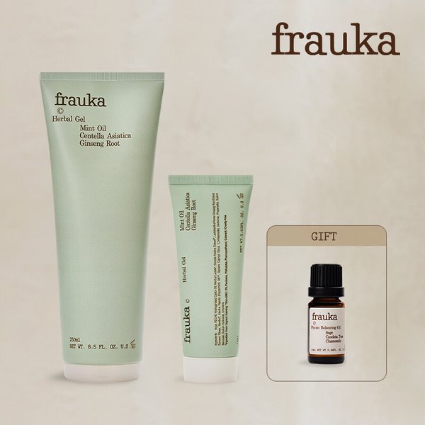 [스페셜]프라우카 허벌겔 250ml+75ml+앰플 오일 10ml