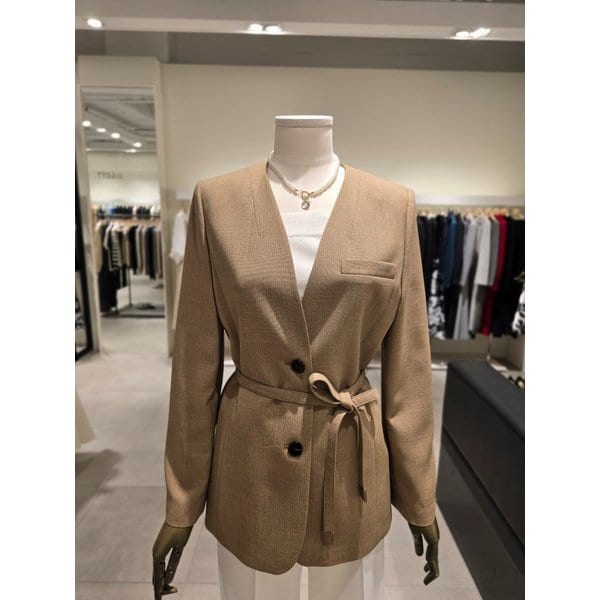[파주점] 벨티드 브이넥 싱글 투버튼 자켓 JS4B0JK351