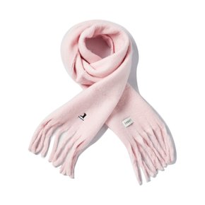 SILHOUETTE LESSER LOGO HAIR MUFFLER PINK