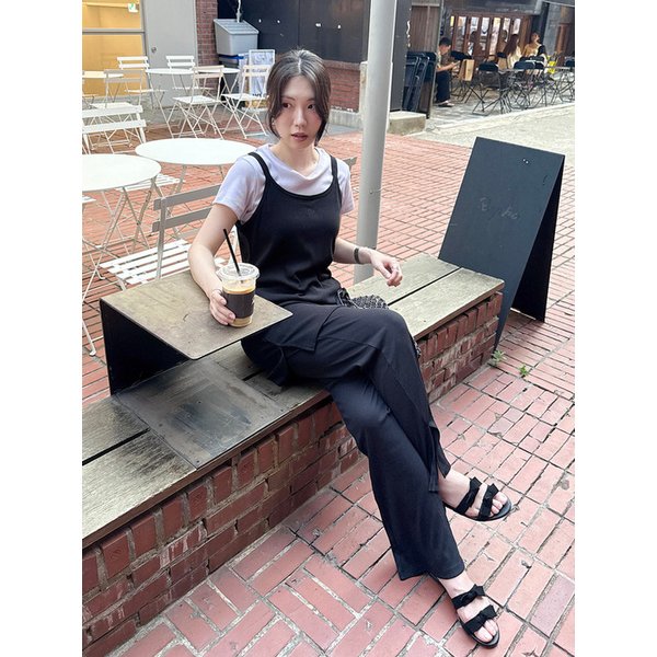 져지 부츠컷 레깅스 (Black)