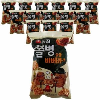 농심 쫄병스낵 바베큐맛 82g 15입