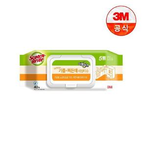[3M]올뉴 기름 찌든때 제거용 세정티슈 40매