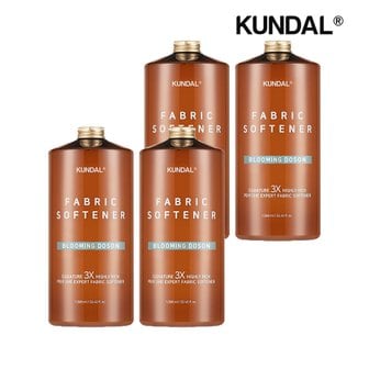 쿤달 시그니처 3배 초고농축 리치 퍼퓸 엑스퍼트 섬유유연제 1580ml x4개