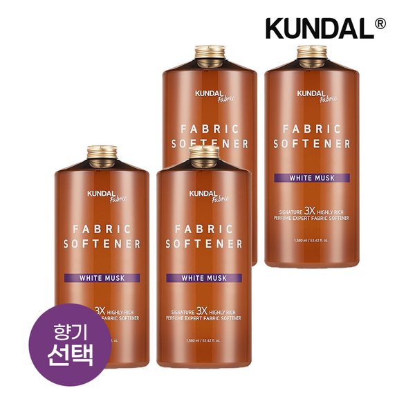 시그니처 3배 초고농축 리치 퍼퓸 엑스퍼트 섬유유연제 1580ml x4개