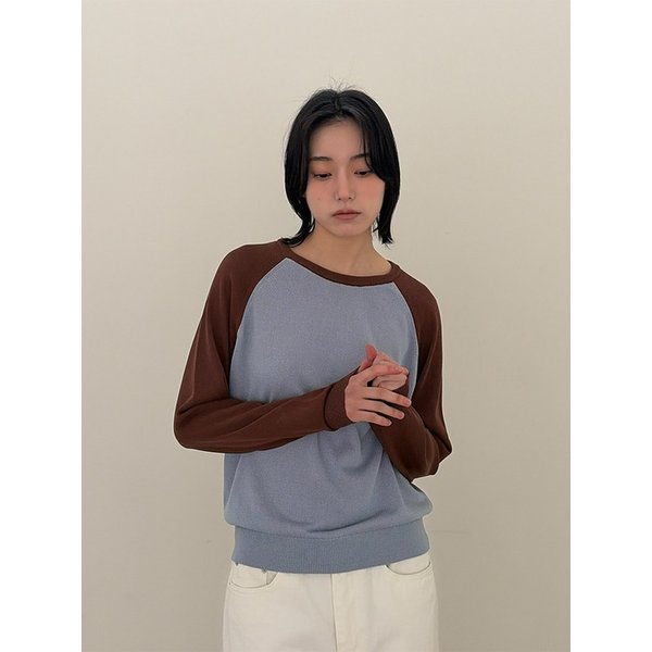 Viscose Raglan Knit_Brown