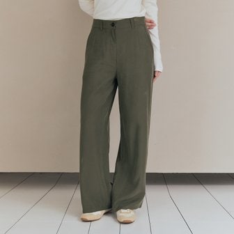 올앤썬드리 [여주점] 올앤선드리 사이드 절개라인 와이드팬츠 A5F8P324