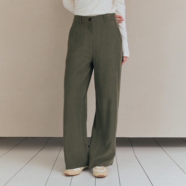 [여주점] 올앤선드리 사이드 절개라인 와이드팬츠 A5F8P324