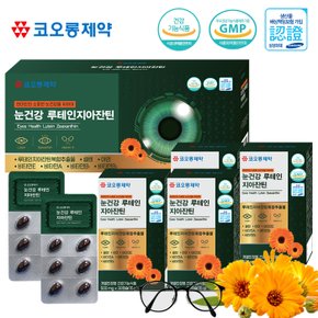 코오롱 눈건강 루테인 지아잔틴 - 500mg x 30캡슐 x 4box [4개월분]