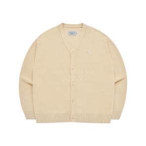 SYMBOL LOGO RIVET TERRY CARDIGAN BEIGE 심볼리벳가디건 베이지 KNCSLT-BEG