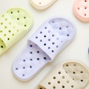 크린리빙 물빠짐 미끄럼 방지 도트 욕실화 화장실 슬리퍼