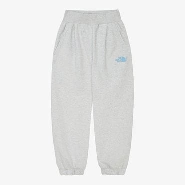 노스페이스 [노스페이스키즈 공식] NP6KR02T 걸즈 앤 그루브 스웻 팬츠_HEATHER GRAY