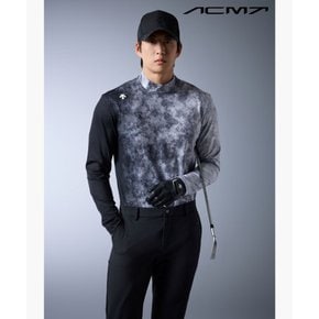 [가격인하][데상트골프 공식]  아크먼트(ACMT) 남성 넥변형 긴팔 티셔츠
