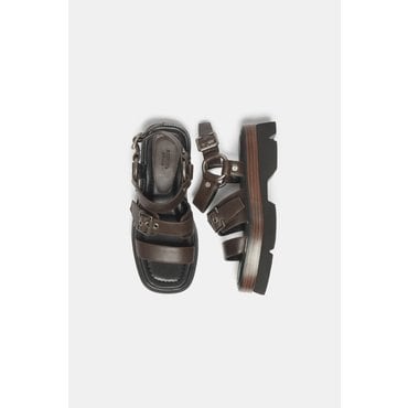 슈콤마보니 Biker sandal(brown) DG2AM25020BRN
