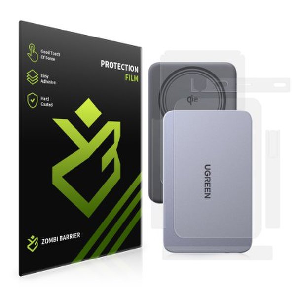 확대된 대표 UGREEN Magflow Air Qi2 보조배터리 외부 보호필름