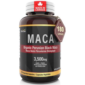 캐나다 Herba 마카 뿌리 3500mg 180캡슐