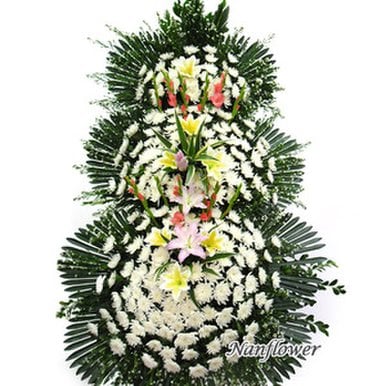 근조화환 3단 2호 / 장례화환 근조화 근조화환 장례식화환 장례식조화/ 천사난플라워