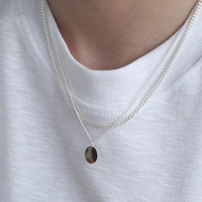 Coin-chain necklace (silver925)