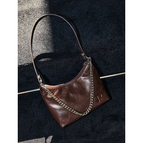 [단독]SPARKLING SQUARE HOBO BAG(NUTELLA)