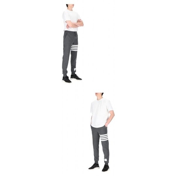 클래식 사선 MJQ008H 00535 025 남성 조거팬츠 트레이닝팬츠