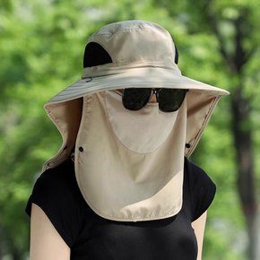 마스크 와이드 썬햇 M40 남녀공용 등산 낚시 자전거 여행 자외선차단 챙 넓은모자