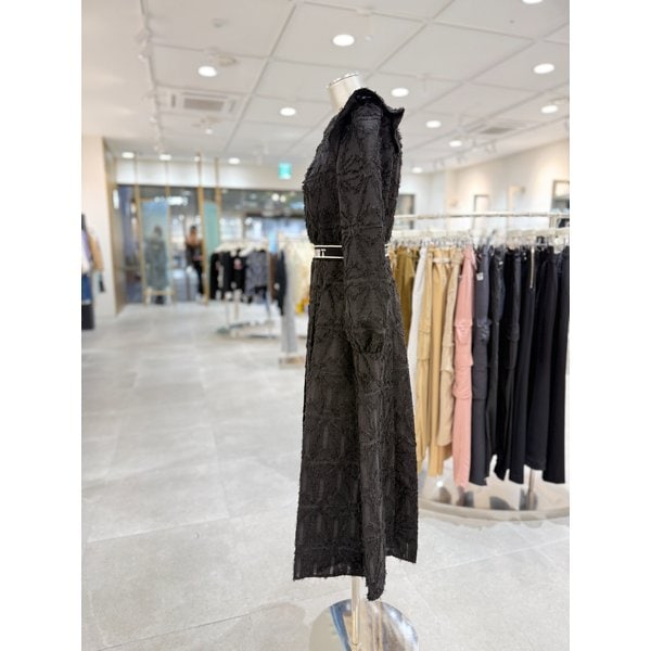 [부산점] 레터링 밴드 포인트 페미닌 롱 원피스 EQ4WO064