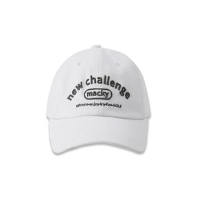 new challenge ball cap white