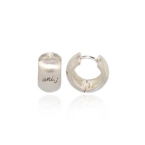 [Ie384]Sanding Texture Silver Earring