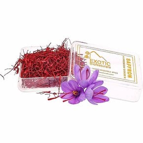 엑소틱 바이오내츄럴스 사프란 사프론 슈퍼니긴 향신료 EXOTIC BioNaturals Saffron 2g 2개