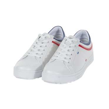 MARTINE GOLF [정상가 298000원]공용 라인 컬러배색 스니커즈 화이트 (QUADSH10131)