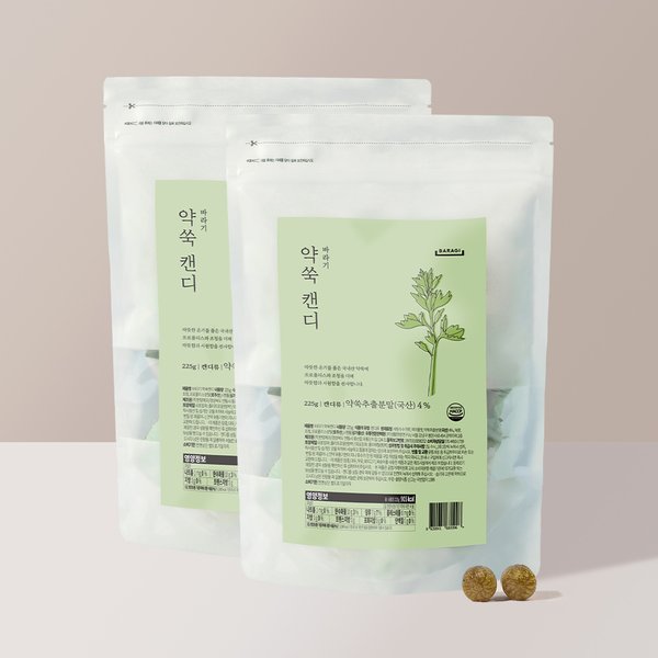 바라기 프로폴리스 약쑥 캔디 파우치 1+1 (총 450g)