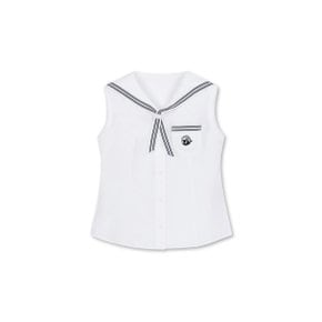 Sailor Collar Sleeveless Shirt_WWTCM24321WHX