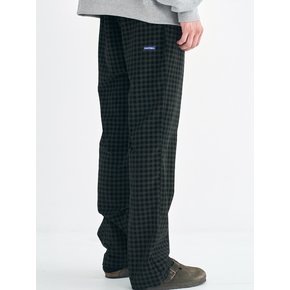 STEADY CHECKED PANTS (KHAKI)