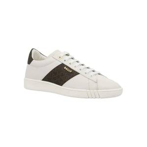 이스퀘어 4694266 Bally Wilelm Mens 6239922 White Leather Sneakers