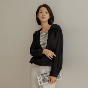 로이 줄지 레이어드 밴딩 남방_P440735780