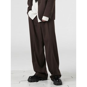 Modern onetuck wide Slacks -  4COL