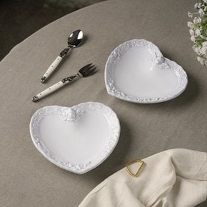 [SET] 까메오 엔젤 하트접시 16cm 2P(기프트박스)