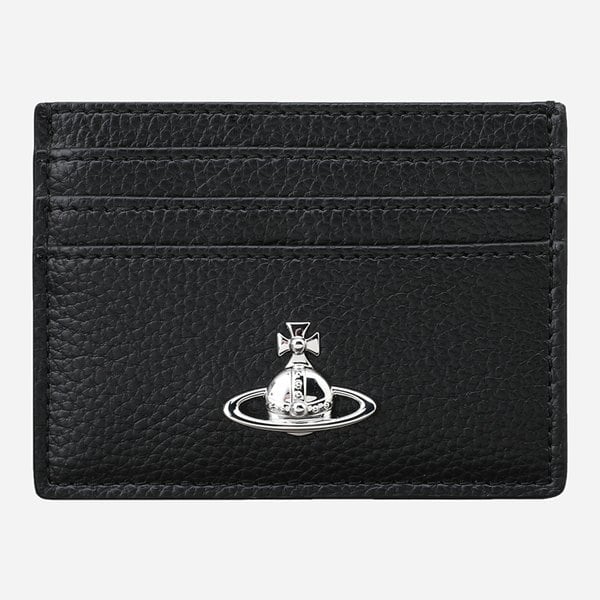 [시흥점] [비비안 웨스트우드]6S 54030004W S000D N403 로고 그레인 여성 카드 지갑 블랙