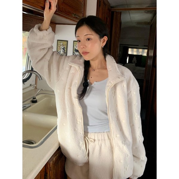 Soapy flower jumper (ivory)